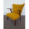 Danish Teak Boucle Chair